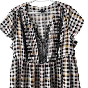 Torrid | Plaid Babydoll Dress